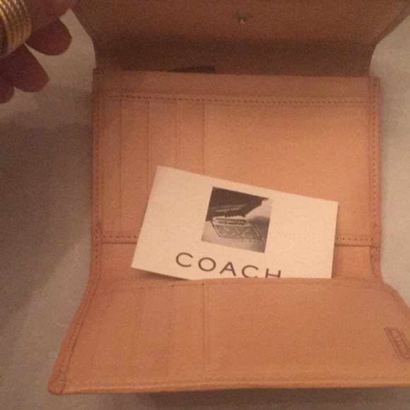 New Coach Red and Tan Wallet - Picture 5 of 5